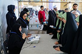 فیلم/ استقرار صندوق‌های سیار رأی گیری در محل نمایشگاه بین المللی کتاب تهران