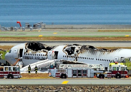 دو کشته و ۱۸۱ زخمی در سانحه هواپیما در امریکا