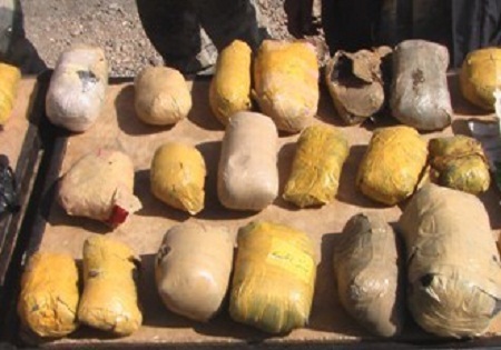 کشف قریب به نیم تن مواد مخدر در مرزهای سیستان وبلوچستان