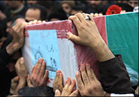تشییع پیکر مطهر شهید در مشهد