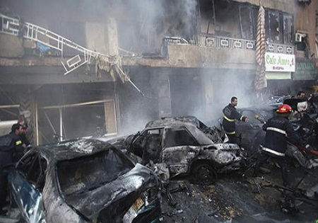 تصاویر/ انفجار در ضاحیه جنوبی بیروت