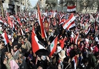 تظاهرات گسترده مردم سوریه در حمایت از بشار اسد