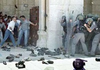 نظامیان صهیونیست به داخل مسجد الاقصی نارجک‌های بی‌حس کننده شلیک کردند
