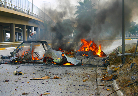۱۰ کشته در انفجار تروریستی بغداد