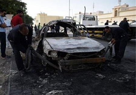 انفجار خودروی بمب‌گذاری شده در حماه ۳۴ کشته و ۵۰ زخمی برجای گذاشت