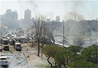 انفجار خودروی بمب‌گذاری شده در منطقه الزهرا دمشق