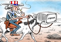 کاریکاتور/ آزادی رسانه‌‌ها در غرب