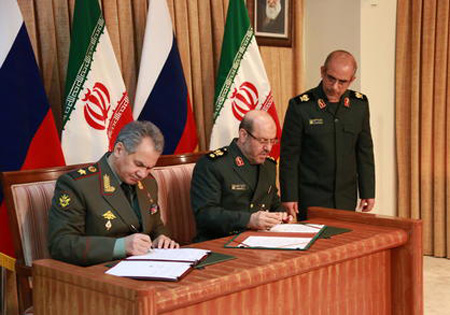 اجرای سند موافقتنامه همکاری‌های نظامی میان ایران و روسیه