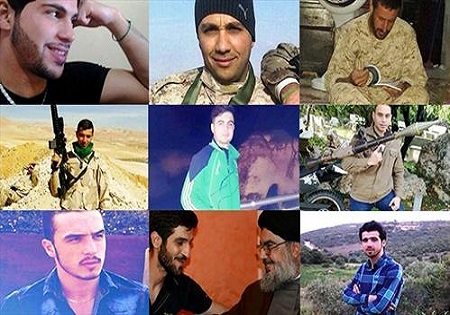 شهادت 9 تن از رزمندگان حزب الله در قلمون +تصاویر