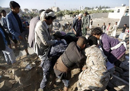 شهادت 30 یمنی در حمله جنگنده‌های سعودی به جشن عروسی/ «ناو » ائتلاف عربی توسط نیروهای یمن منهدم شد