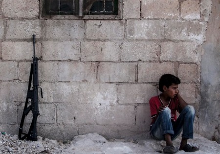 نقاشی کودکانه از حال و هوای این روزهای سوریه + عکس