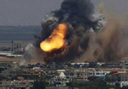 4 حمله هوایی جنگنده‌های صهیونیستی به نوار غزه