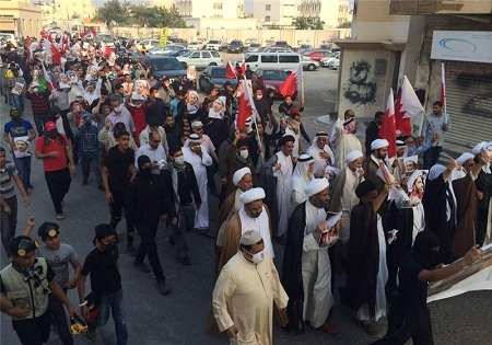 تظاهرات بحرینی‌ها در آستانه پنجمین سالروز انقلاب 14 فوریه