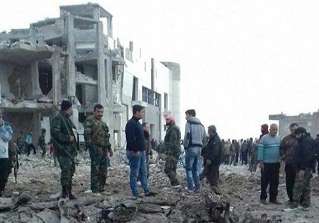 انفجار خودروی بمب‌گذاری شده در «حماه»
