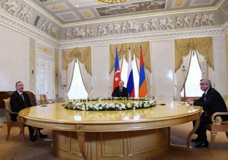 باکو دیدار سران آذربایجان، ارمنستان و روسیه را مثبت ارزیابی کرد