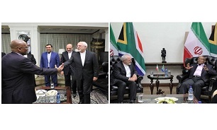 Iranian FM Meets with South African President Zuma