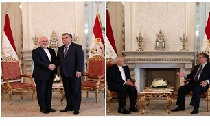 Iranian FM Meets Tajik Counterpart, President