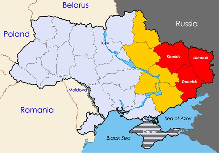The eastern Ukrainian crisis and the efforts of international parties to compromise between Kiev and Moscow