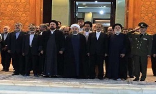 Iran President, cabinet members pay tribute to late Imam Khomeini
