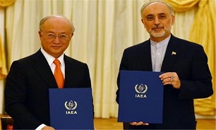 Iran’s Salehi, IAEA’s Amano Discuss JCPOA Implementation