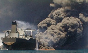 Burning Iranian Oil Tanker Drifts into Japan's Economic Zone