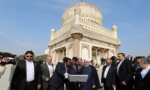 Rouhani visits historical sites in Hyderabad