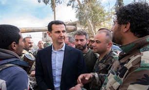 President Assad Visits Eastern Ghouta amid Syrian Army Advances