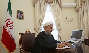President Rouhani congratulates Syria on national day