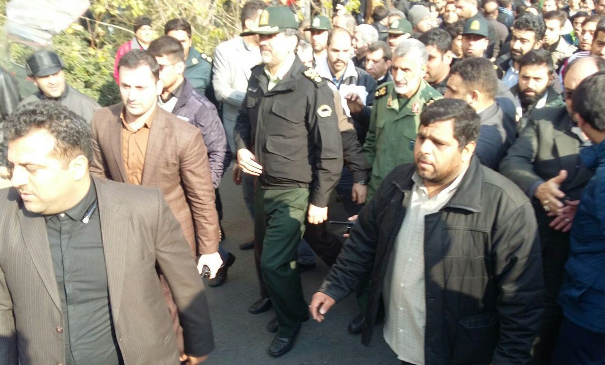 عکس/ فرماندهان حاضر در مراسم تشییع آیت‌الله هاشمی رفسنجانی