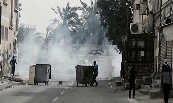درگیری نیروهای امنیتی رژیم آل خلیفه با شهروندان بحرینی