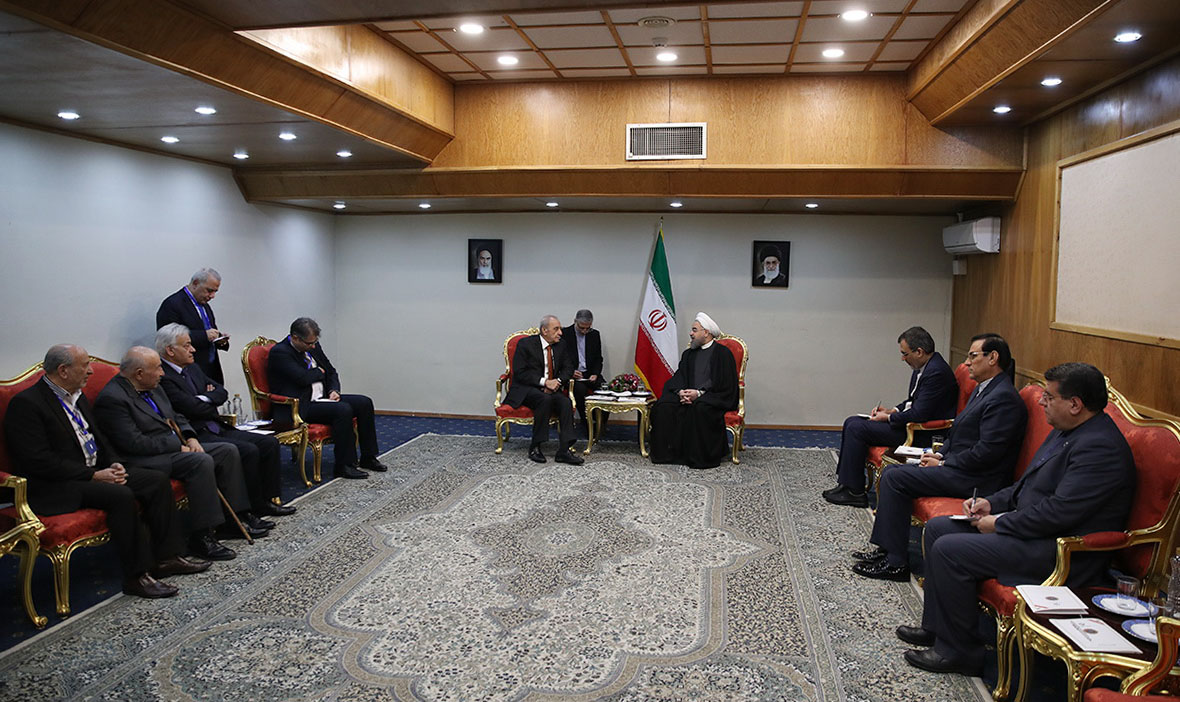 رئیس مجلس لبنان با روحانی دیدار کرد