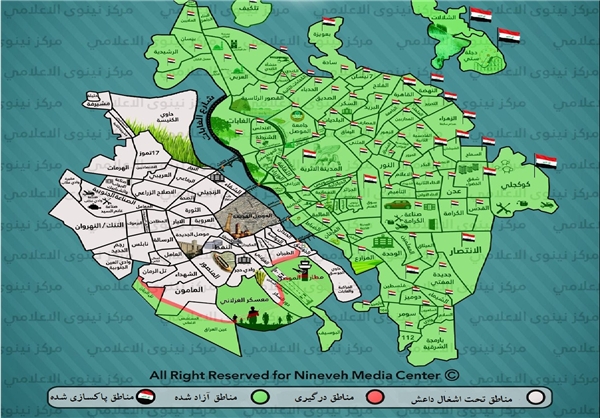 آزادسازی کامل پایگاه «الغزلانی»/ نیروهای عراقی وارد اولین منطقه غرب موصل شدند