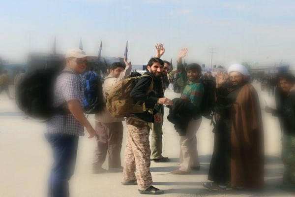 تصویر/ شهید مدافع حرم «محمد بلباسی» در پیاده روی اربعین