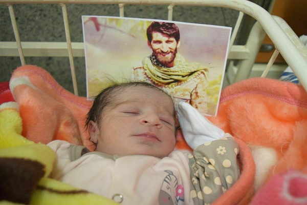 فرزند چهارم شهید مدافع حرم«محمد بلباسی» متولد شد