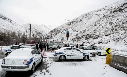 بارش برف و باران در اکثر استان‌ها/ انسداد چند محور در کردستان و اردبیل