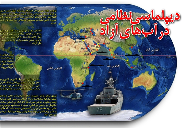 مراودات نیروی دریایی ارتش با 16 کشور جهان+ تصاویر