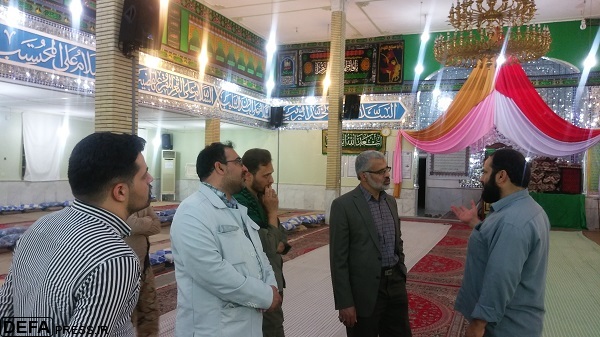 بازدید مدیرکل حفظ آثار قم از محل اسکان زائران راهیان نور در خوزستان