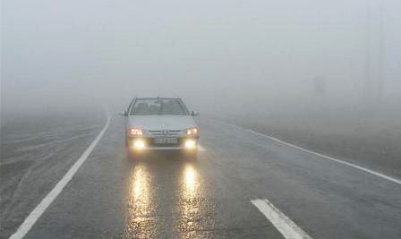 مه‌گرفتگی در محورهای استان مازندران و ترافیک نیمه سنگین در آزادراه کرج