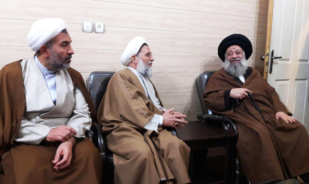 حجت الاسلام محمدحسنی با آیت الله جزایری دیدار کرد