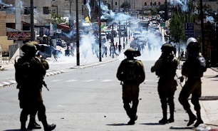رژیم صهیونیستی پاسخ فلسطینی‌های معترض در بیت‌لحم را با گاز اشک‌آور داد