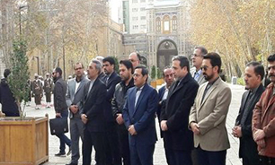 پیکر شهید محمدیان با حضور مقامات وزارت خارجه تشییع شد