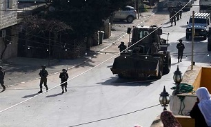 یورش گسترده نظامیان صهیونیست به یک شهرک در کرانه باختری