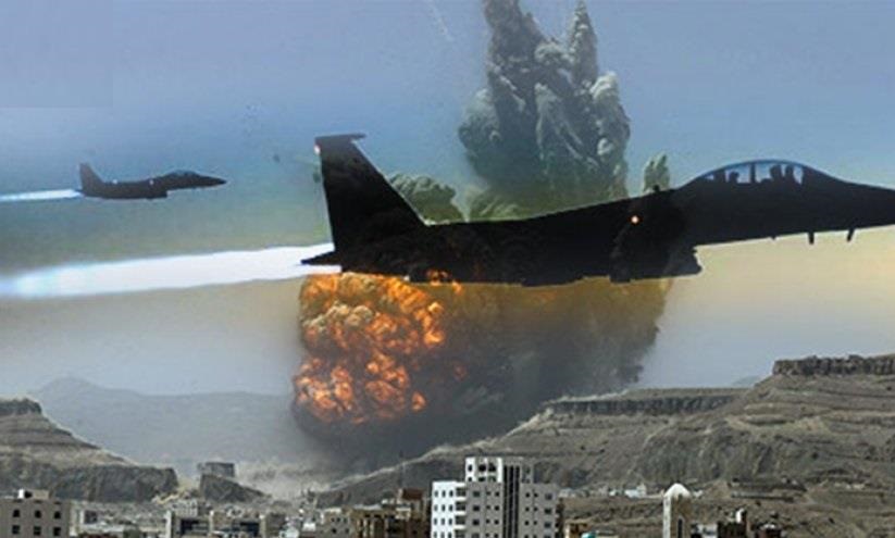 حمله هوایی جنگنده‌های سعودی به استان صعده و شهادت دو غیر نظامی