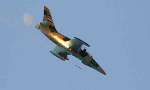 بمباران مواضع تروریستها در حومه دمشق از سوی جنگنده های سوری