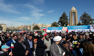 خروش مردم دارالمومنین همدان در راهپیمایی بزرگ 22 بهمن