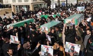 پیکر‌های چهار شهید مدافع حرم در قم تشییع می‌شود