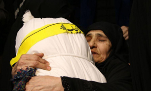 مراسم وداع با پیکر‌های مطهر ۴ شهید تازه تفحص شده