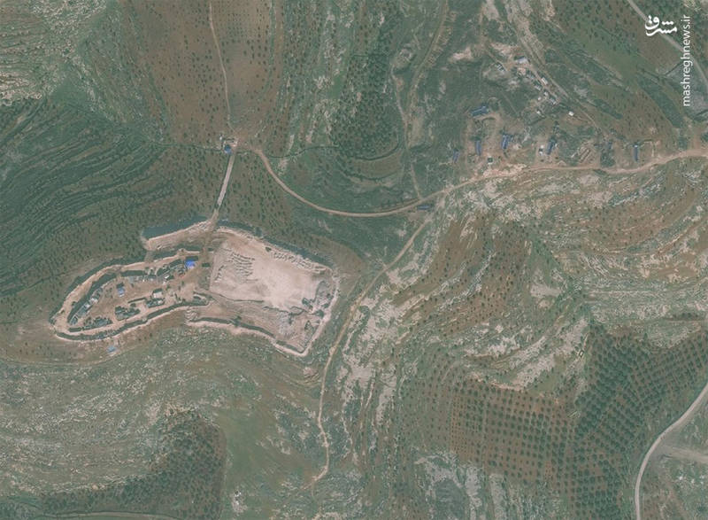 ساخت سه پایگاه نظامی غیرقانونی ترکیه در خاک سوریه+ تصاویر ماهواره‌ای