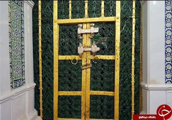 عکس/ قفل درب خانه حضرت زهرا (س)