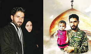 دلنوشته همسر شهید رضا دامرودی به مناسبت تحویل سال جدید